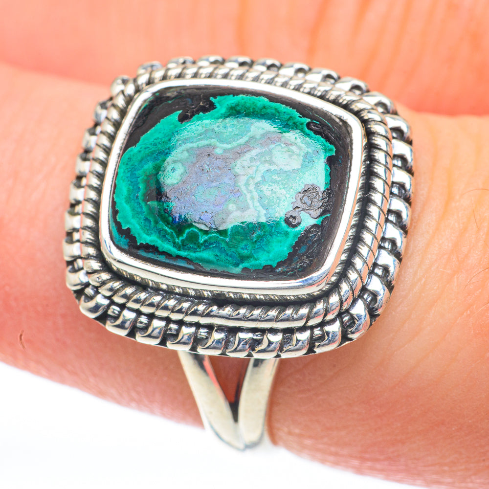 Chrysocolla Rings handcrafted by Ana Silver Co - RING59879