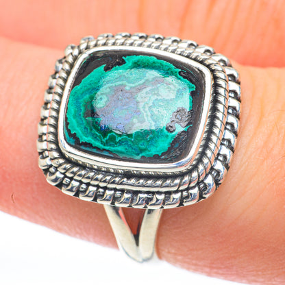 Chrysocolla Rings handcrafted by Ana Silver Co - RING59879