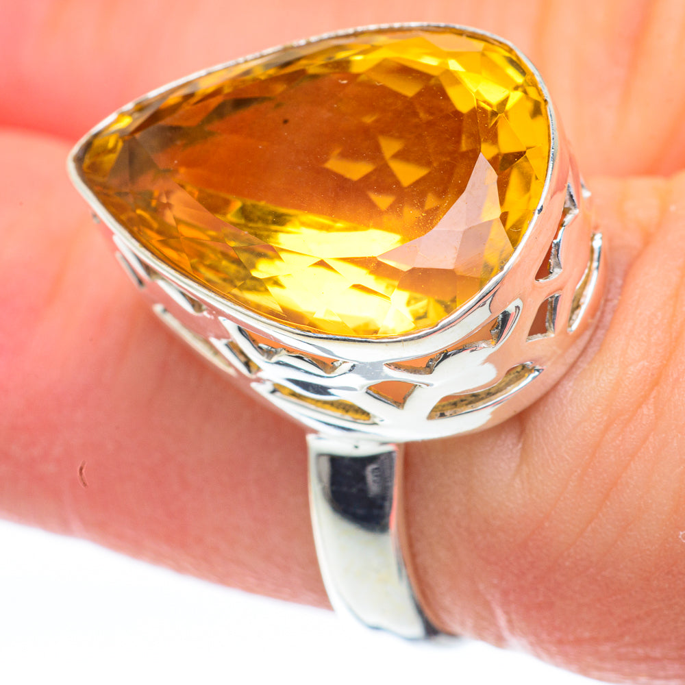 Citrine Rings handcrafted by Ana Silver Co - RING59880