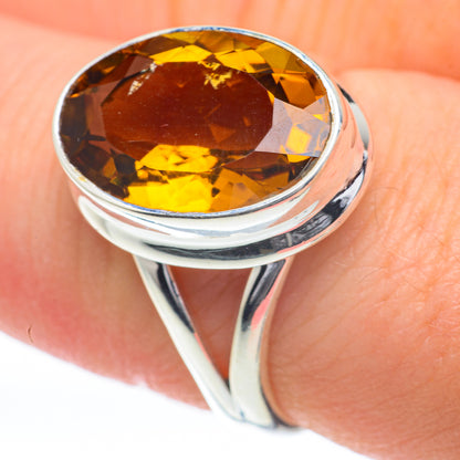Citrine Rings handcrafted by Ana Silver Co - RING59881