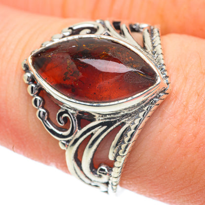 Baltic Amber Rings handcrafted by Ana Silver Co - RING59884