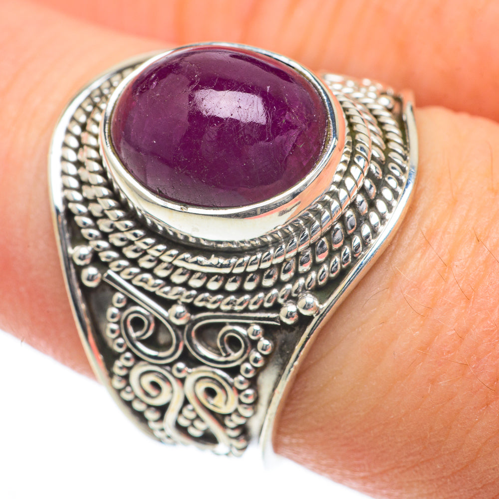 Star Ruby Rings handcrafted by Ana Silver Co - RING59886