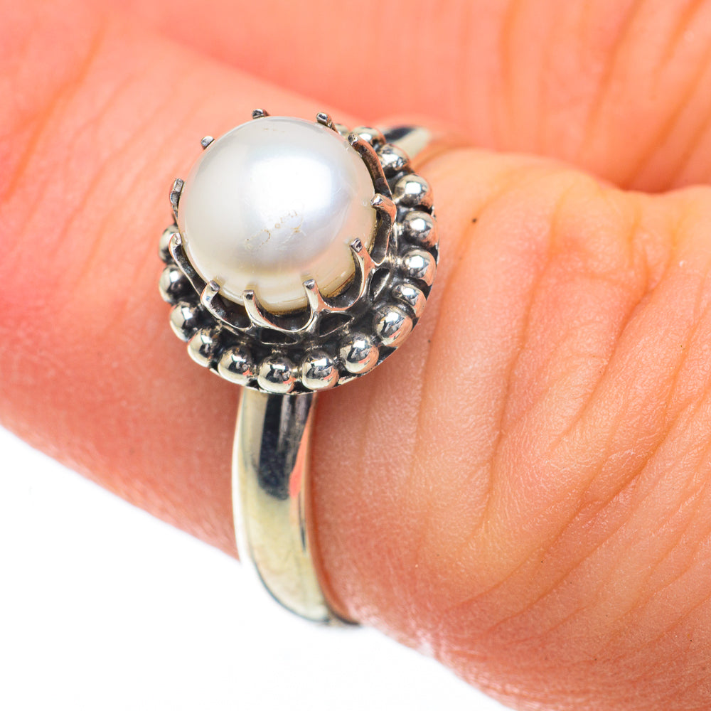 Cultured Pearl Rings handcrafted by Ana Silver Co - RING59894