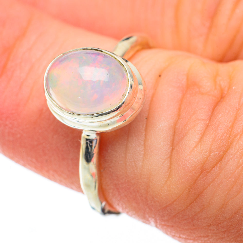 Ethiopian Opal Rings handcrafted by Ana Silver Co - RING59895