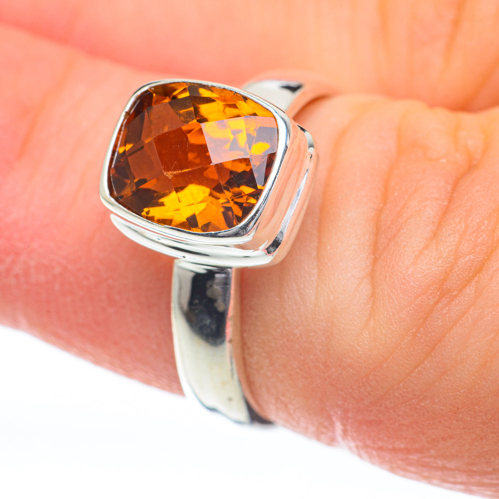 Citrine Rings handcrafted by Ana Silver Co - RING59909