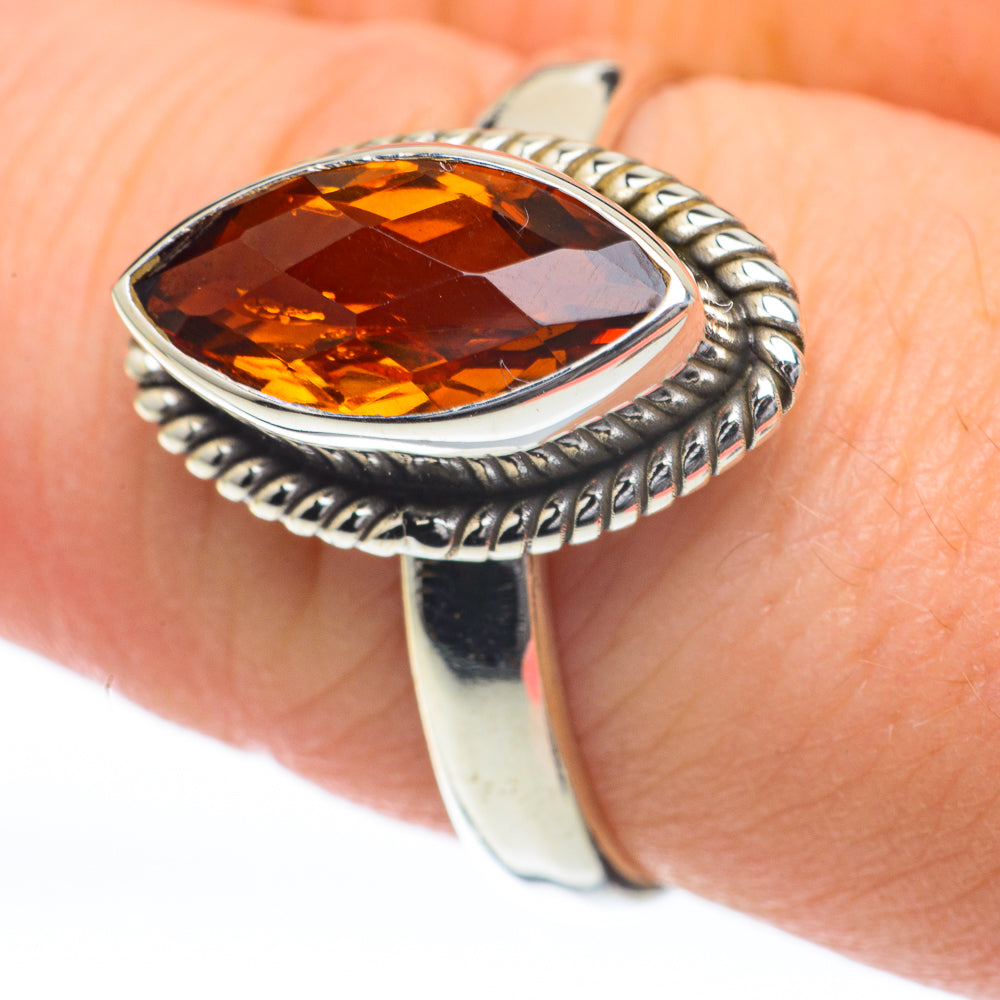 Citrine Rings handcrafted by Ana Silver Co - RING59910