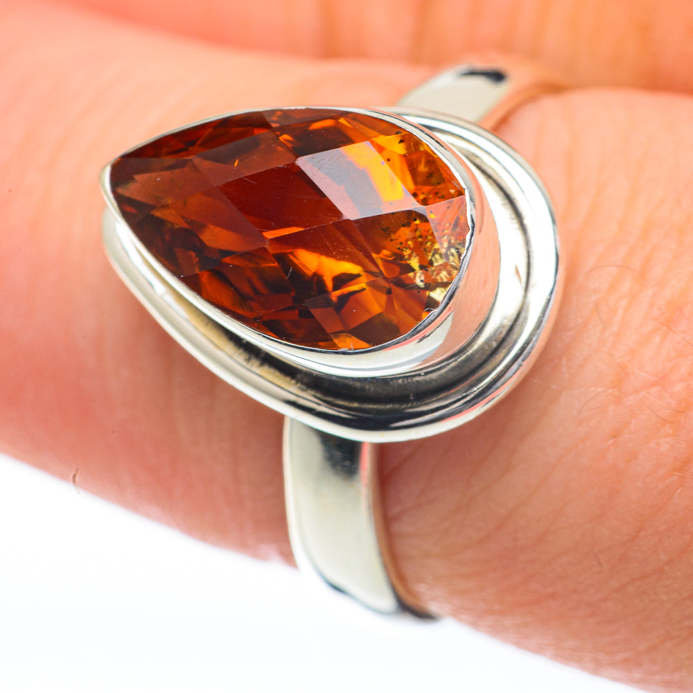 Citrine Rings handcrafted by Ana Silver Co - RING59912
