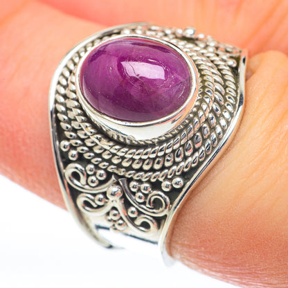 Star Ruby Rings handcrafted by Ana Silver Co - RING59915
