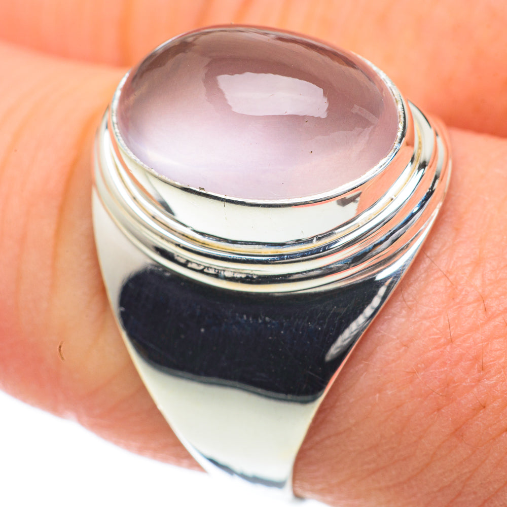 Rose Quartz Rings handcrafted by Ana Silver Co - RING59917