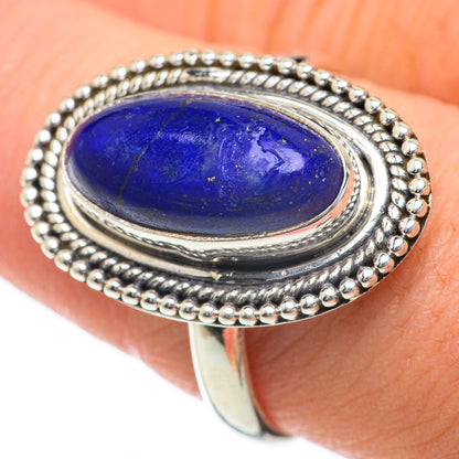 Lapis Lazuli Rings handcrafted by Ana Silver Co - RING59924