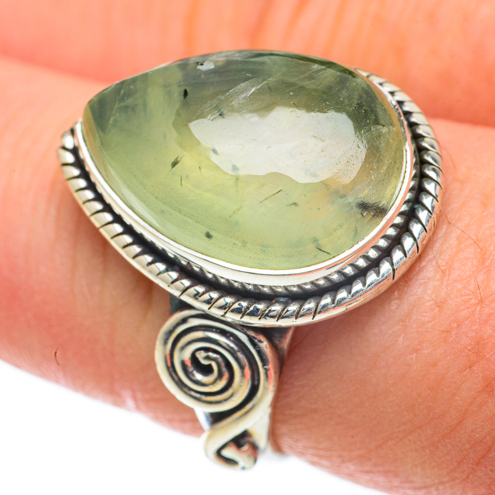 Prehnite Rings handcrafted by Ana Silver Co - RING59932