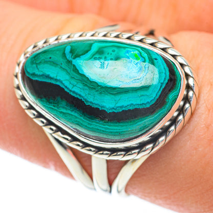 Malachite Rings handcrafted by Ana Silver Co - RING59934