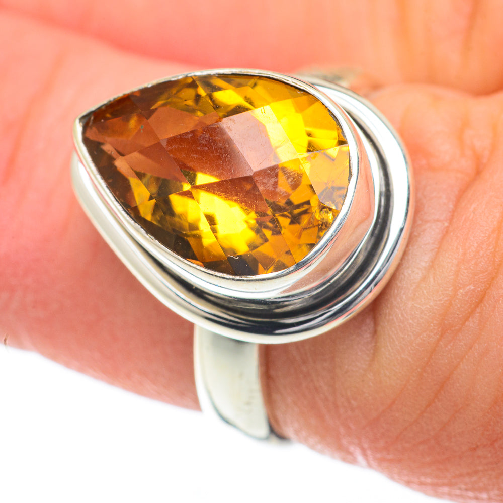 Citrine Rings handcrafted by Ana Silver Co - RING59936