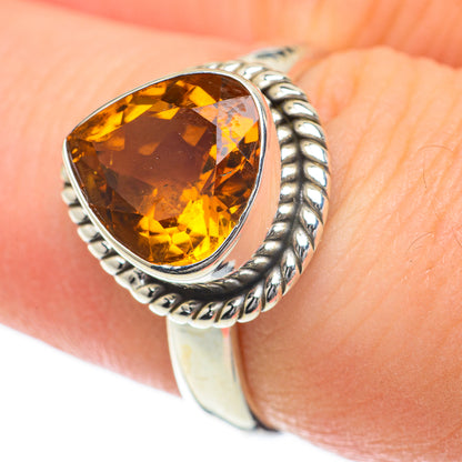 Citrine Rings handcrafted by Ana Silver Co - RING59937