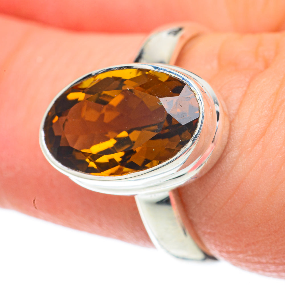 Citrine Rings handcrafted by Ana Silver Co - RING59938