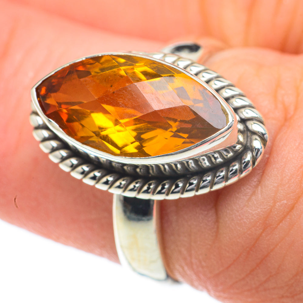 Citrine Rings handcrafted by Ana Silver Co - RING59939