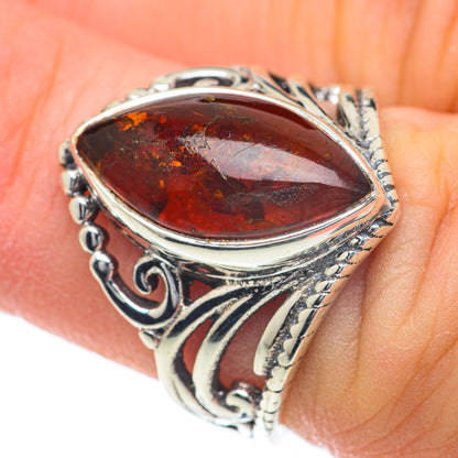 Baltic Amber Rings handcrafted by Ana Silver Co - RING59941