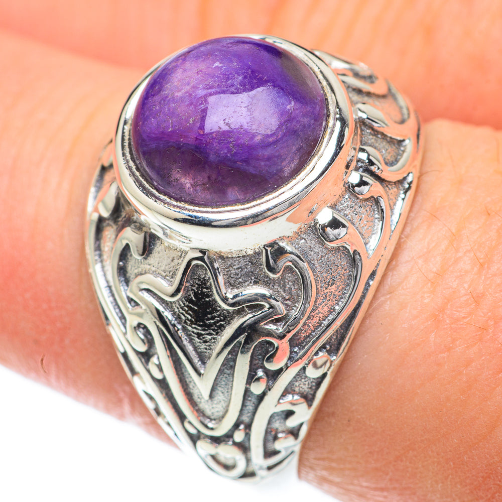 Charoite Rings handcrafted by Ana Silver Co - RING59946