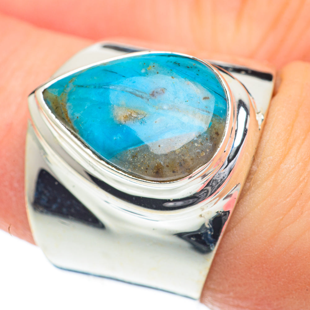 Peruvian Opal Rings handcrafted by Ana Silver Co - RING59952