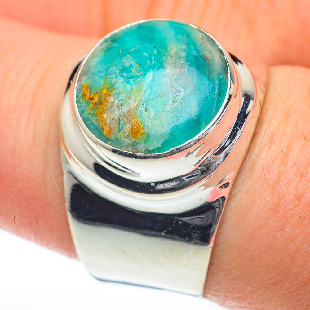 Amazonite Rings handcrafted by Ana Silver Co - RING59955