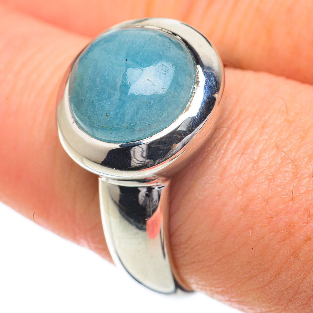 Aquamarine Rings handcrafted by Ana Silver Co - RING59981