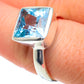 Blue Topaz Rings handcrafted by Ana Silver Co - RING59983
