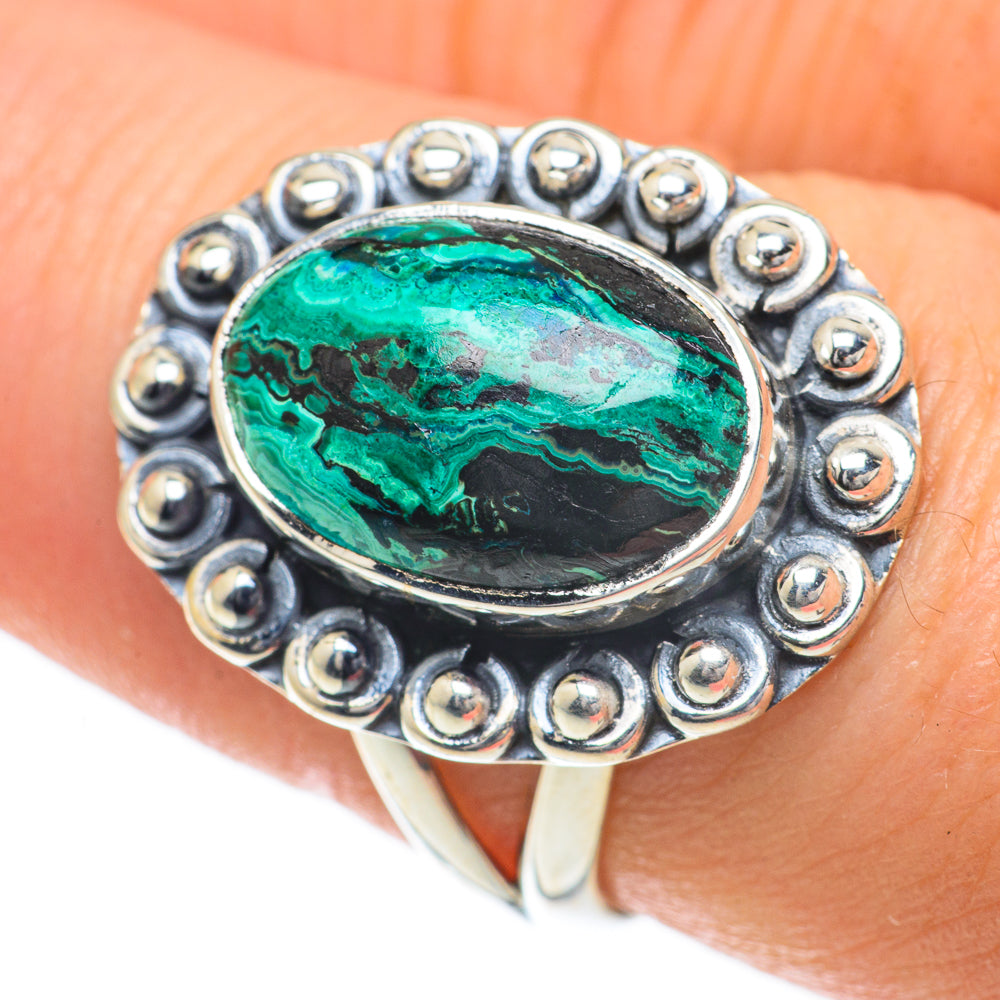 Shattuckite Rings handcrafted by Ana Silver Co - RING59988
