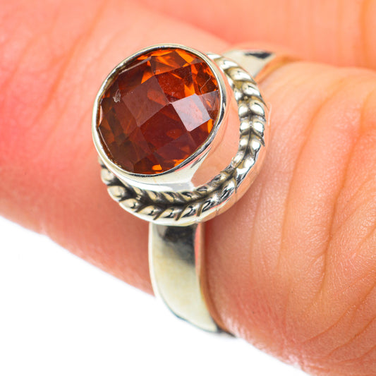 Mandarin Citrine Rings handcrafted by Ana Silver Co - RING59992