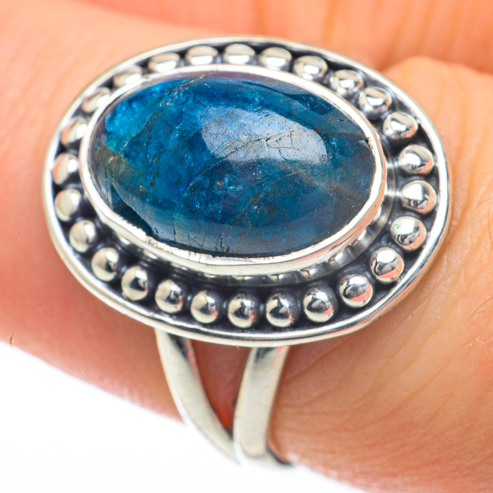 Apatite Rings handcrafted by Ana Silver Co - RING60003