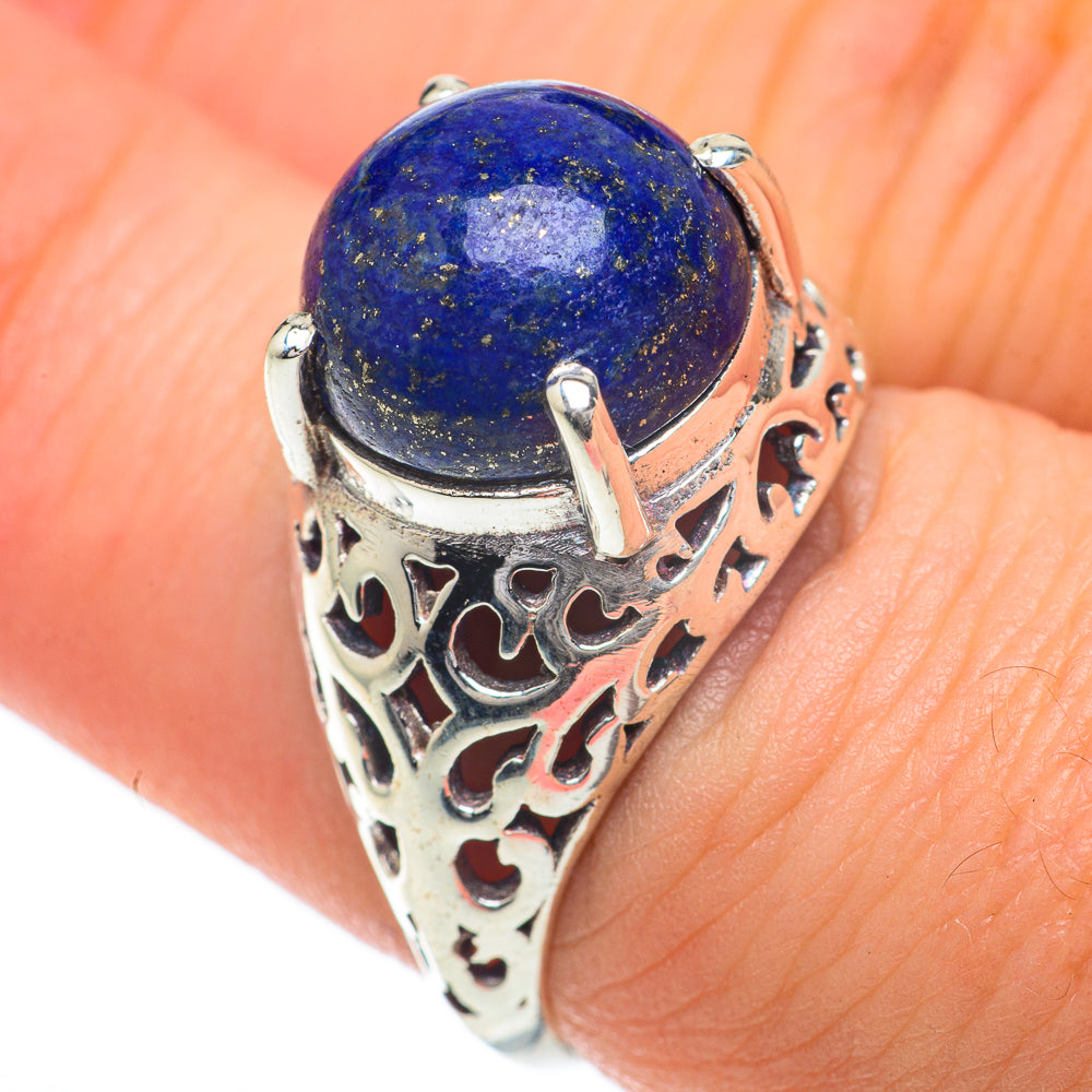 Lapis Lazuli Rings handcrafted by Ana Silver Co - RING60004