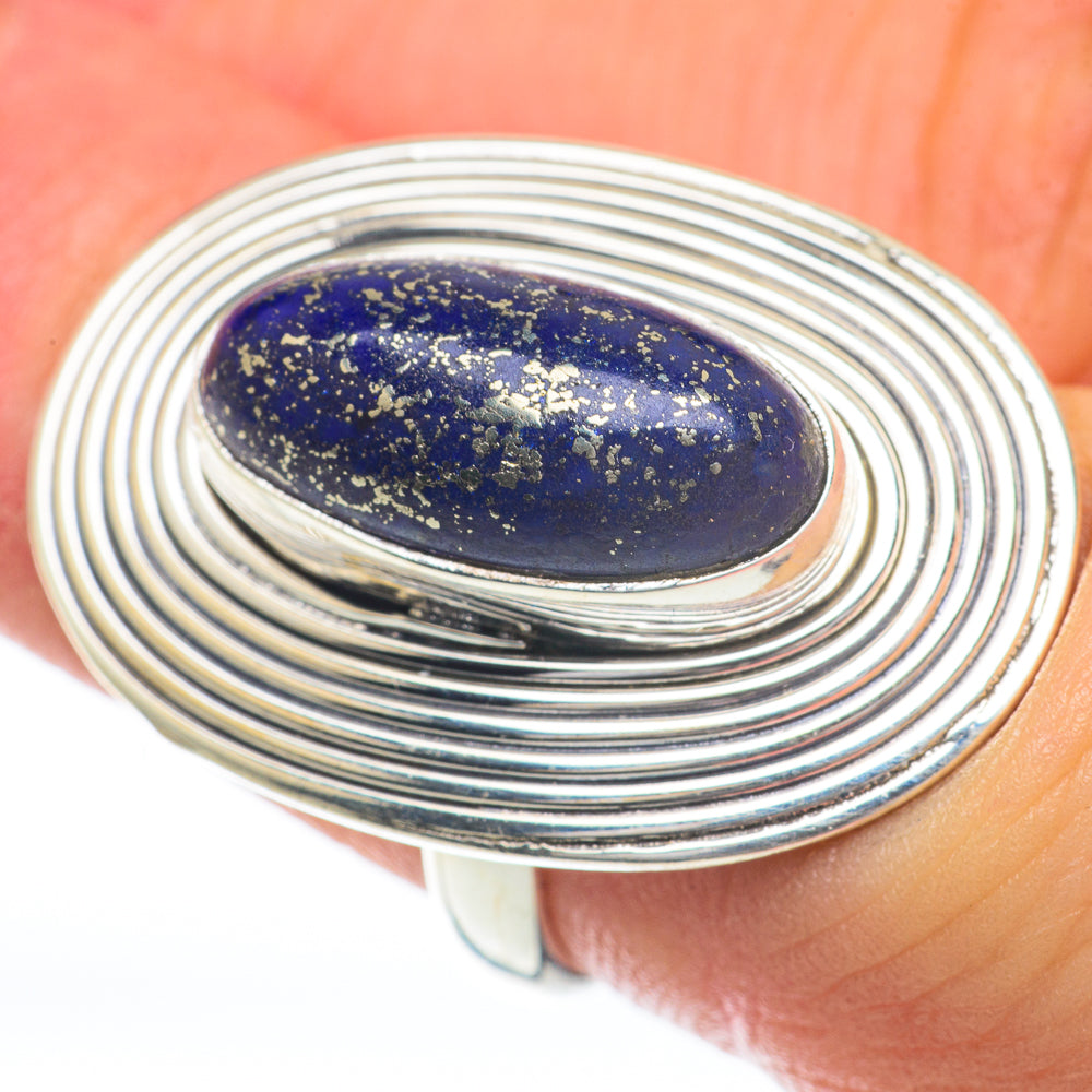 Lapis Lazuli Rings handcrafted by Ana Silver Co - RING60007