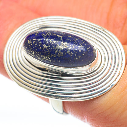 Lapis Lazuli Rings handcrafted by Ana Silver Co - RING60007