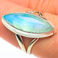 Rainbow Moonstone Rings handcrafted by Ana Silver Co - RING60011