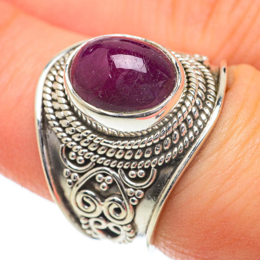 Pink Tourmaline Rings handcrafted by Ana Silver Co - RING60021