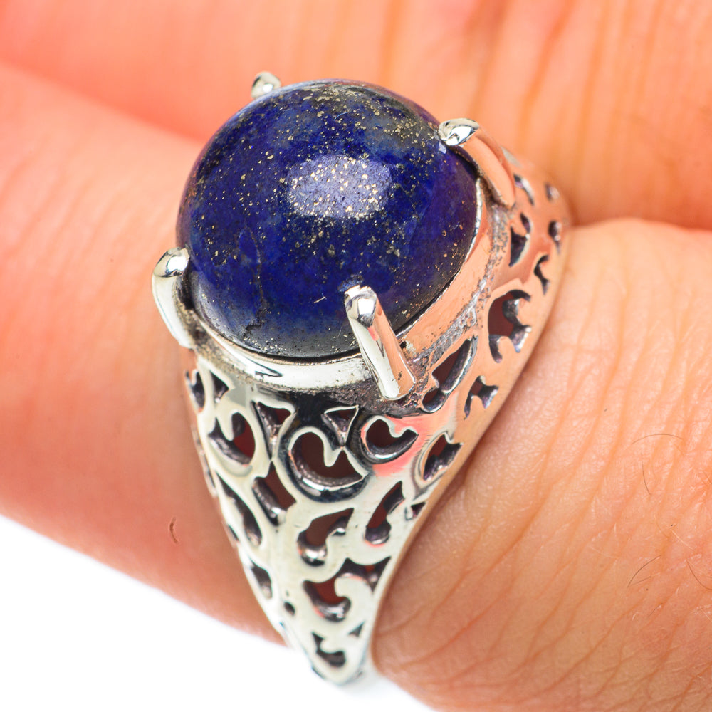 Lapis Lazuli Rings handcrafted by Ana Silver Co - RING60026