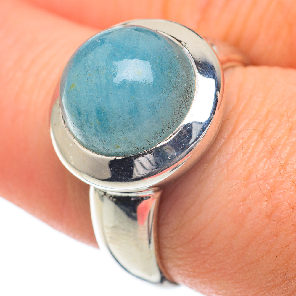 Aquamarine Rings handcrafted by Ana Silver Co - RING60027