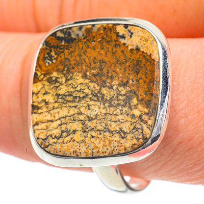 Picture Jasper Rings handcrafted by Ana Silver Co - RING60039