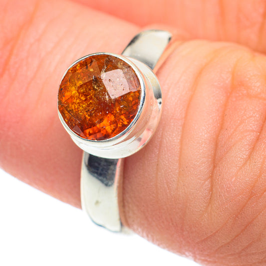 Mandarin Citrine Rings handcrafted by Ana Silver Co - RING60042