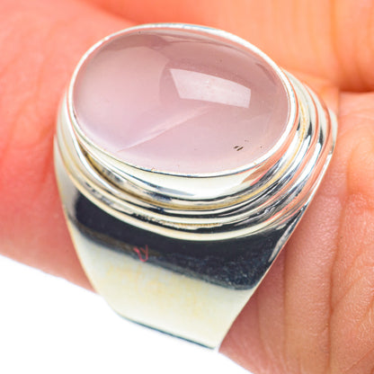 Rose Quartz Rings handcrafted by Ana Silver Co - RING60045