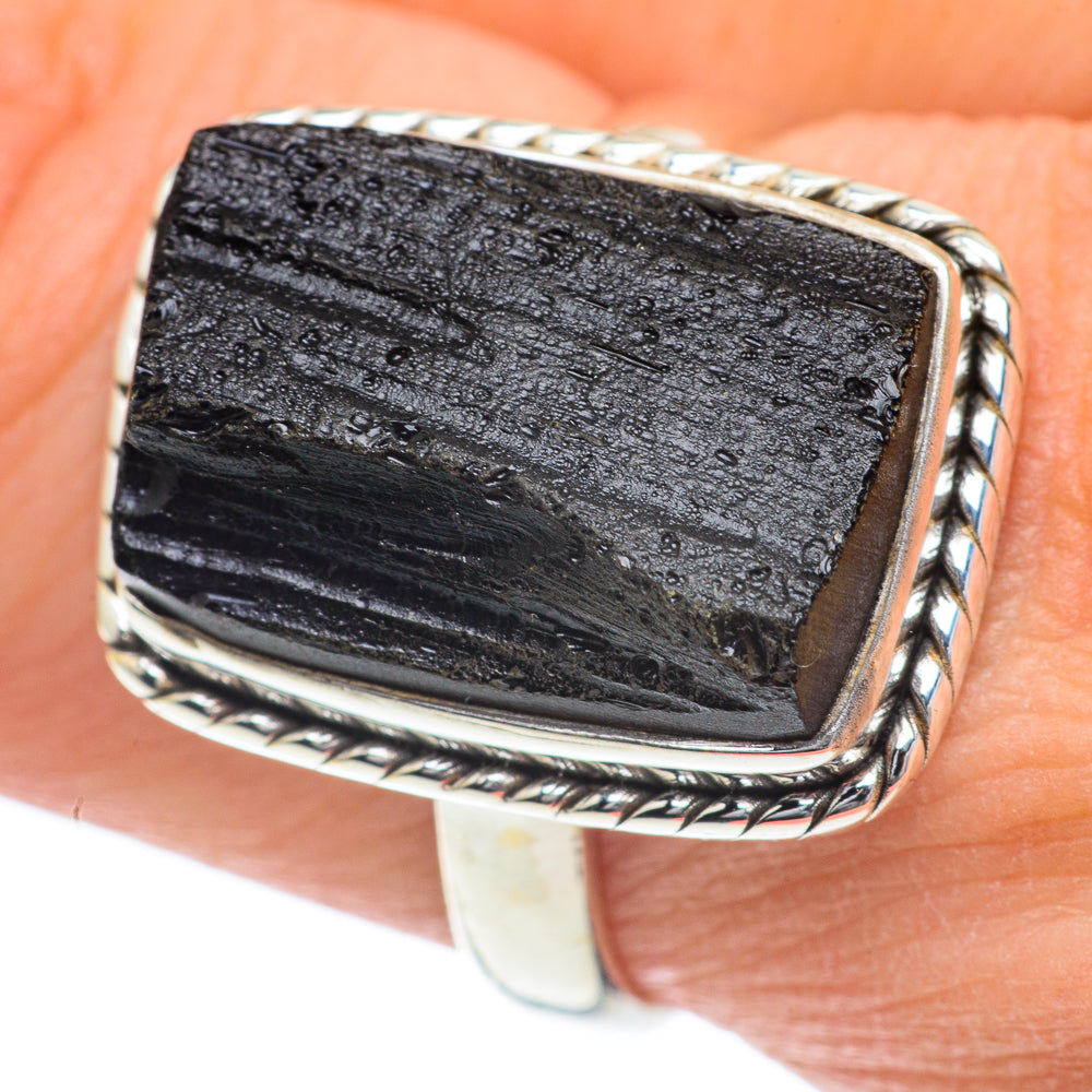 Tektite Rings handcrafted by Ana Silver Co - RING60052