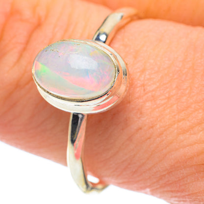 Ethiopian Opal Rings handcrafted by Ana Silver Co - RING60055