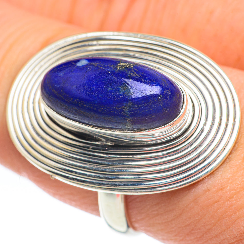 Lapis Lazuli Rings handcrafted by Ana Silver Co - RING60062