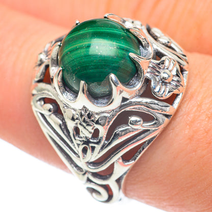 Malachite Rings handcrafted by Ana Silver Co - RING60066