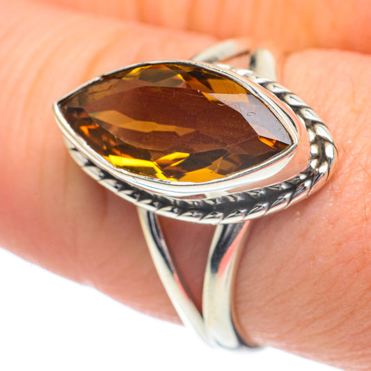 Mandarin Citrine Rings handcrafted by Ana Silver Co - RING60072