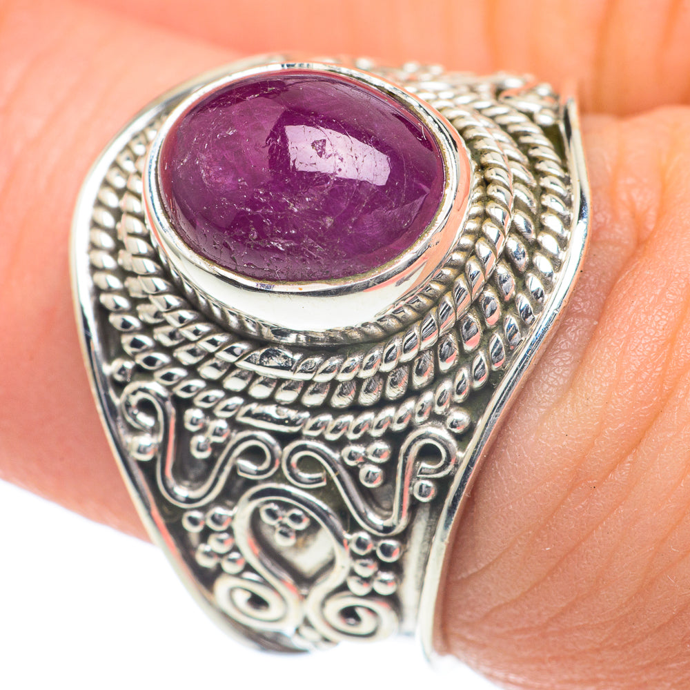 Pink Tourmaline Rings handcrafted by Ana Silver Co - RING60075