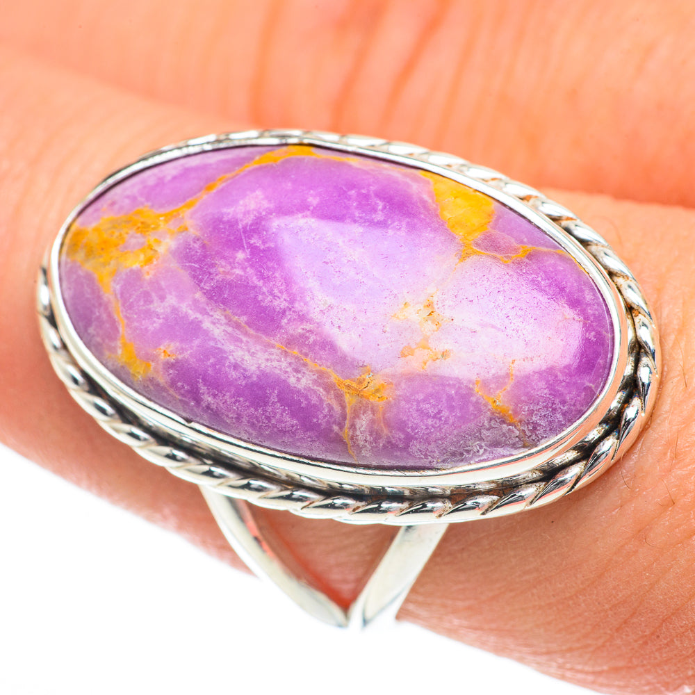 Phosphosiderite Rings handcrafted by Ana Silver Co - RING60081