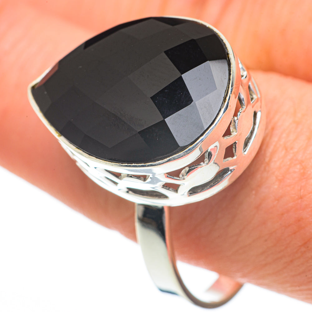Black Onyx Rings handcrafted by Ana Silver Co - RING60083