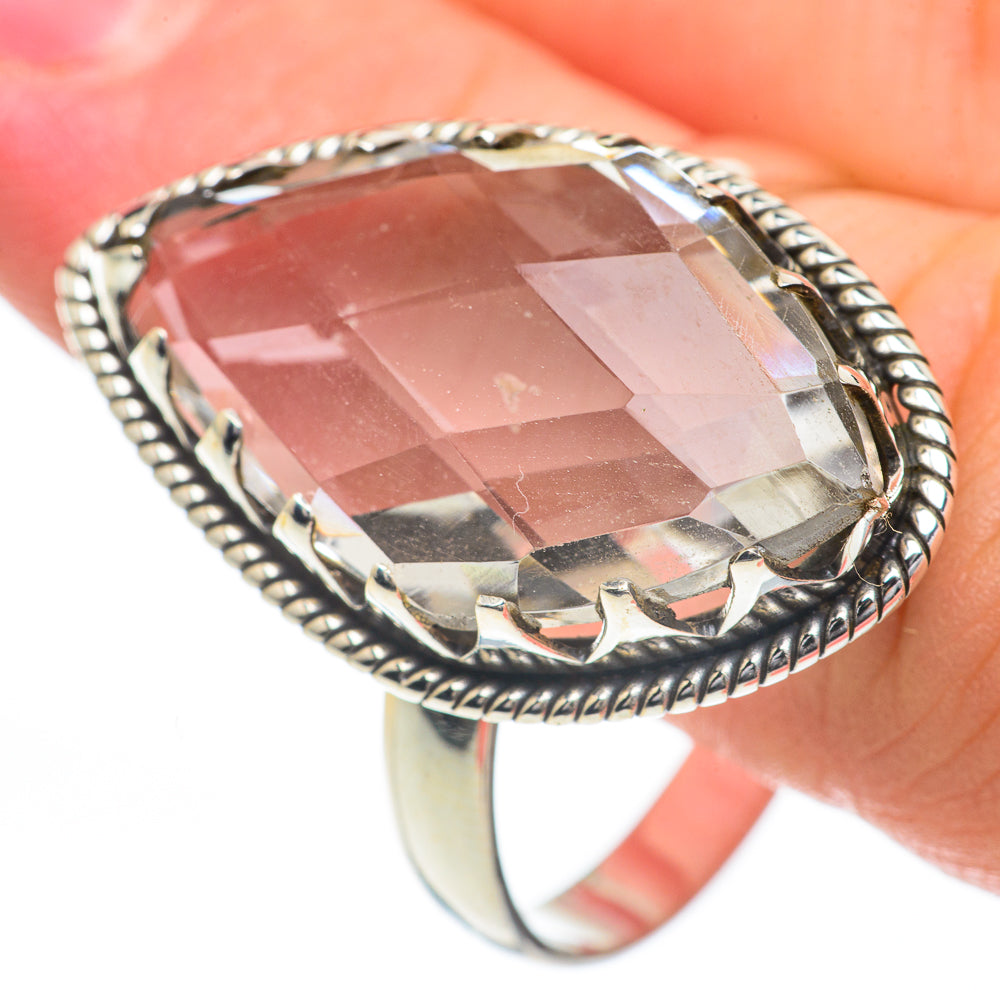 White Quartz Rings handcrafted by Ana Silver Co - RING60086
