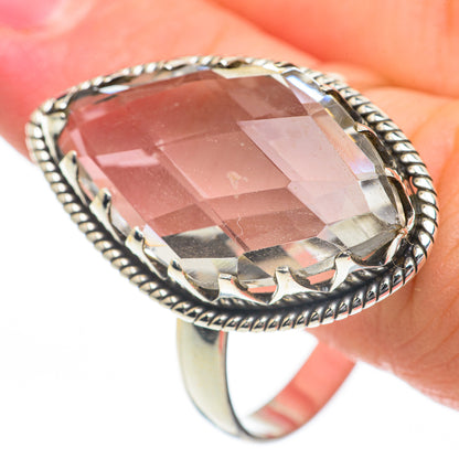 White Quartz Rings handcrafted by Ana Silver Co - RING60086