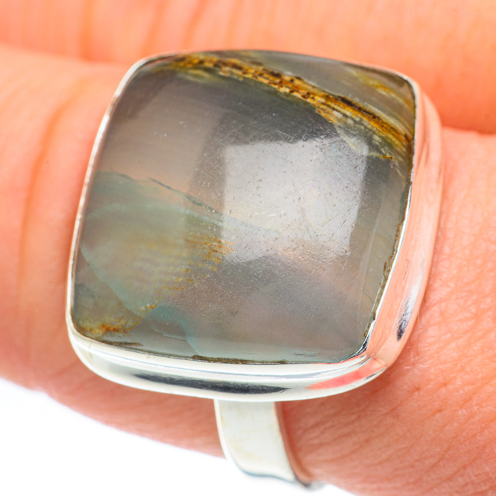 Green Fluorite Rings handcrafted by Ana Silver Co - RING60092